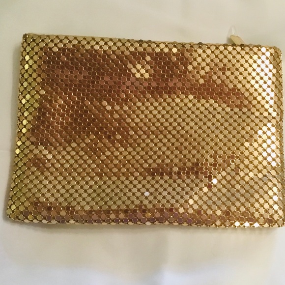 ✨ Paco Rabanne Gold Mesh Clutch – Lady Million Perfume Edition NWT - Picture 9 of 9